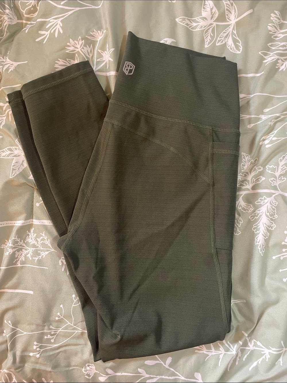 Born Primitive Olive Green High-Waist Performance Leggings